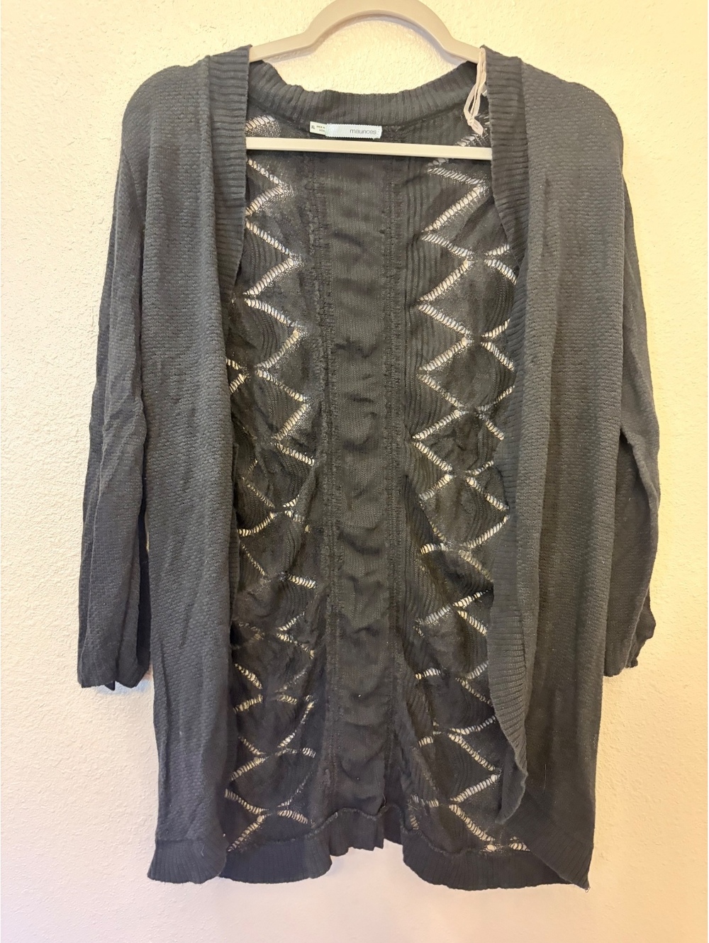 Maurice’s open weave cardigan